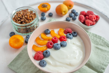 Joghurt mit Beeren 