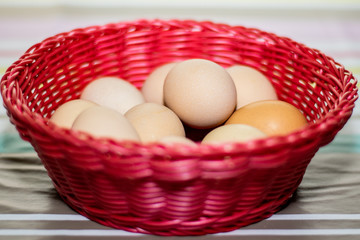 Basket of eggs