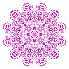 Beautiful Mandala. Vintage decorative elements. Hand drawn background. vector illustration.