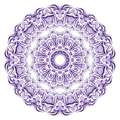 gold color round mandala on black background. vector illustration. for relax, tatoo, invitation.