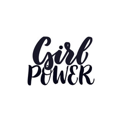 Girl Power Lettering.