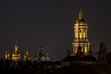 Fototapeta na wymiar Pechersk Lavra Cathedral, Kiev, Ukraine.