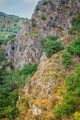 Country view at the european Alps