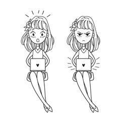 Beautiful vector card