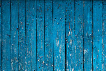 wooden blue background