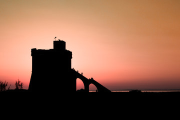 Obraz premium sunset from the tower II