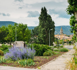 Entrance to a village in Provence, France
