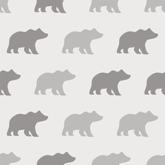 seamless bear pattern