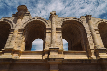 Arena and Roman Amphitheatre, Arles, Provence, France