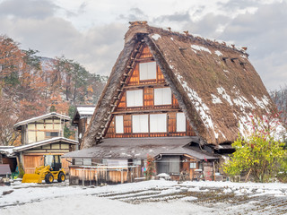 Gassho-zukuri house in Shirakawa, Japan