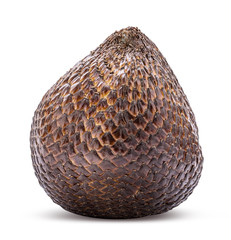 Salak isolated on white background. Clipping path