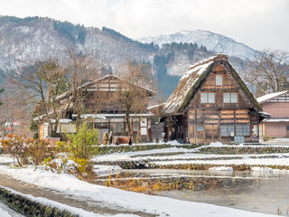 Gassho-zukuri house in Shirakawa, Japan