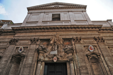 Obraz premium Roma, Chiesa di Santa Maria in Monserrato degli Spagnoli