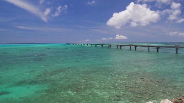 下地島空港17エンド　綺麗なビーチ1