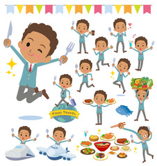 school boy Black_food festival