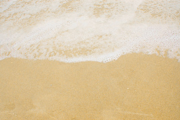 Fototapeta na wymiar sandy beach on a summer sunny day