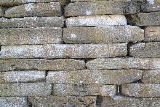 ancient stone wall