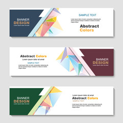 Fototapeta premium Banner, abstract web template