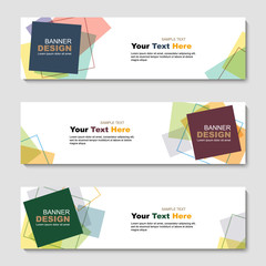Banner, abstract web template - 211957917