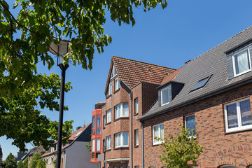 emmerich historic town on the rhine river nrw germany