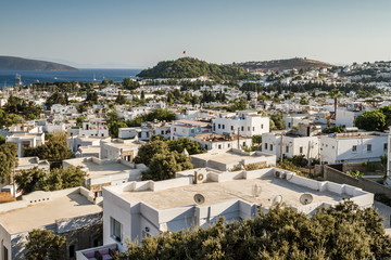 View of Bodrum Town from Antique Theatre