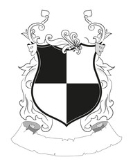 vector. heraldic coat of arms