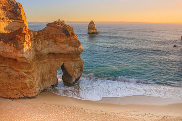 Lagos, Portugal - Sunrise at Ponta de Piedade