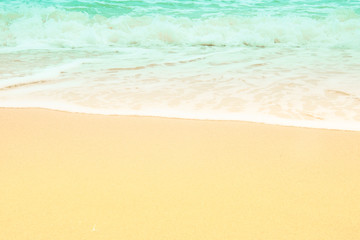 Fototapeta na wymiar sandy beach on a summer sunny day