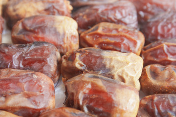 Date fruits. Candid.