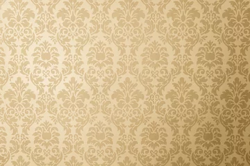 Fotobehang papel de parede dourado © EDBS