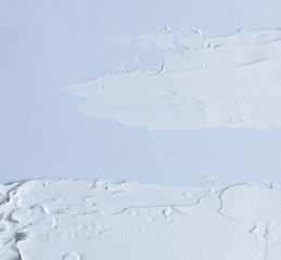 brush stroke on blueempty wall
