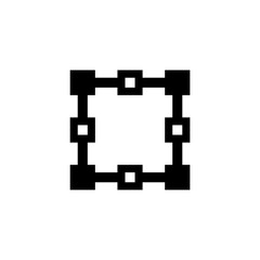 Obraz premium Architect Plan. Flat Vector Icon illustration. Simple black symbol on white background. Architect Plan sign design template for web and mobile UI element