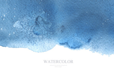 Abstract watercolor, ink blot painted background. Texture paper.