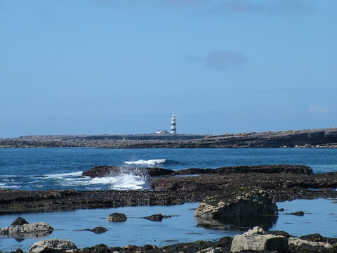 Lighthouse on Inishmore Island, Aran Island, Ireland
