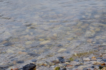 Stones under water for background