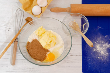 3. Johannisbeerkuchen - Mürbteigboden - Zutaten