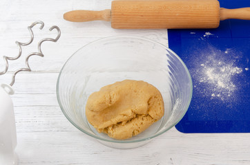 6. Johannisbeerkuchen - Mürbteigboden - Teig