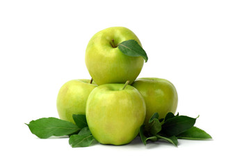 organic apples. Isolated. Fruits background. Cooking. Detox.