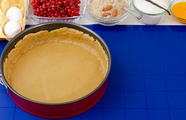 10. Johannisbeerkuchen - Mürbteigboden - Füllung Zutaten