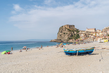 Fototapeta na wymiar Beautiful city of Scilla in Calabria, Italy