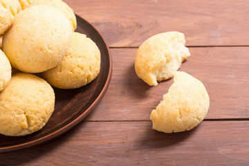 Homemade brazilian cheese buns
