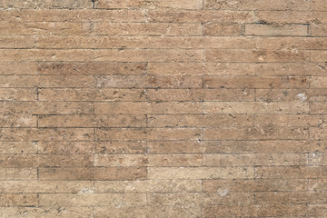 Background of sand color brick wall texture.