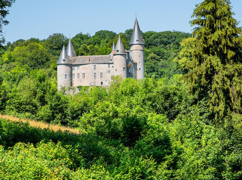 The historic Castle of V&ecirc;ves in Ardennes, Belgium