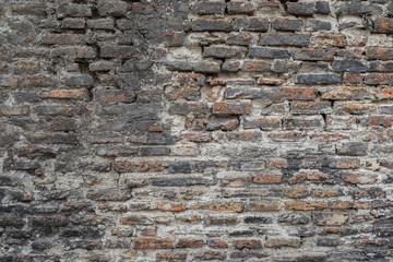 Background of ancient brick wall texture.