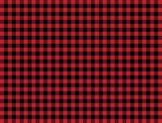 Red black tablecloth pattern