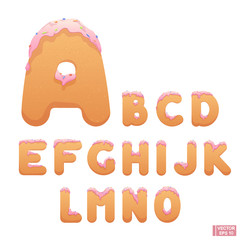 English alphabet font design.