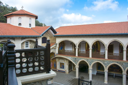 Kykkos monastery in Troodos mountains, Cyprus
