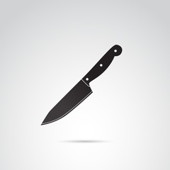 Knife vector icon.