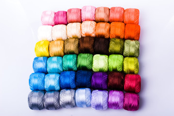 Colored threads to your liking