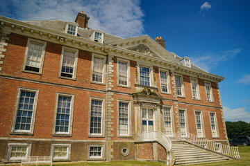 Fototapeta premium Exterior view of the Uppark House and Garden